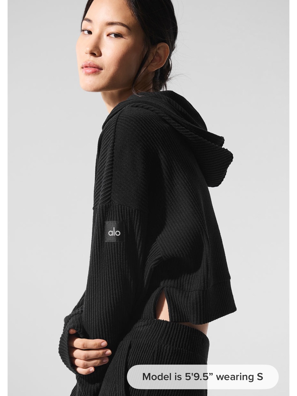 NWT Alo Yoga Muse Hoodie Black